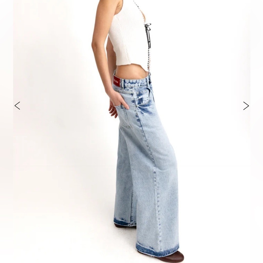 With Jean Women's Alex Jeans Light Wash Size XS - Picture 5 of 14